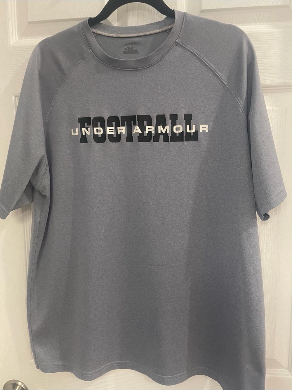 Under Armour Men’s Slate Gray 'FOOTBALL' Short-Sleeve Tee